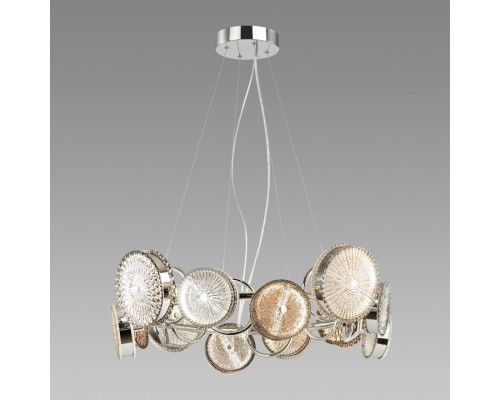 5416/95L L-VISION ODL_EX24 49 хром/разноцветный/металл/стекло Люстра LED 95W 4000K 6400lm CARAMELLA