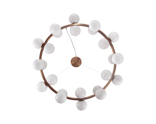 7109/24 MIDCENT ODL26 519 Подвесной светильник  белый/стекло/металл IP20 G9 24*5W  220-240V MAGIA