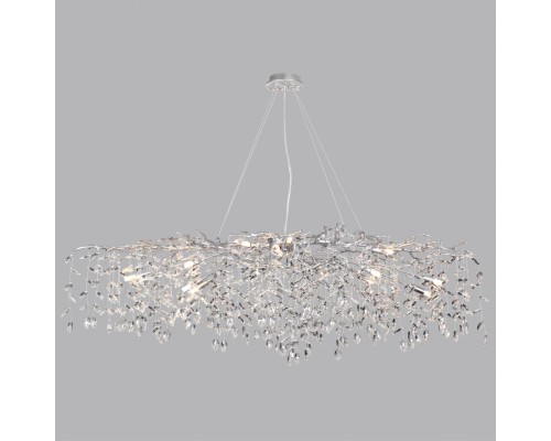 4970/16 HALL ODL24 523 матов.серебристый/алюмин./хрусталь Люстра G9 16*40W DELICA