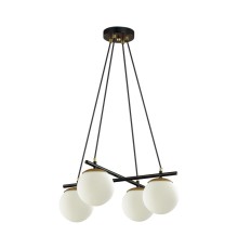 5212/4 MODERNI черный, золотой Люстра E27 4*60W 220V RANDI