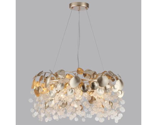 5104/8 CLASSIC ODL26 633 металл/стекло Люстра E14 8*40W 220В IP20 COINS