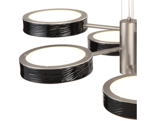 5451/99LB L-VISION  ODL_EX26 черный/никель/металл/керамика/акрил Люстра LED 99W  2000К/3000K/4000K Rivera