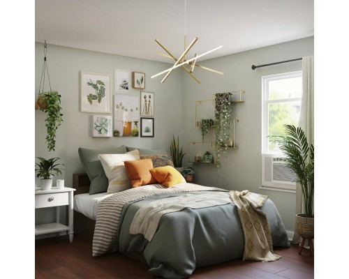 6564/60L LEDIO LN24 золотой//металл/ Подвесной светильник LED 4000K 60W 220V PARKER