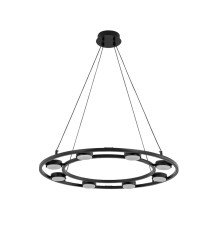 8340/8 MODERNI черный, металл Люстра подвесная LED GX53 8*7W 220V TORINA