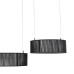 8371/70L LEDIO LN26 258 черный, металл/текстиль/силикон Люстра подвесная LED 70W 3000/4000/6000K 220V KAVA