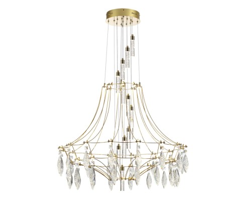 7000/51L CLASSIC ODL_EX25 Люстра золото/металл/хрусталь IP20 LED 51W 4000K FLAMENCO