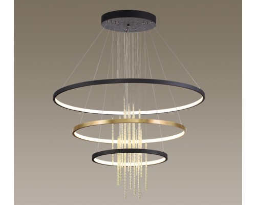 Накладной светодиодный светильник Odeon Light 3901/99L Monica золотистый/янтарный LED 113 Вт 4000K