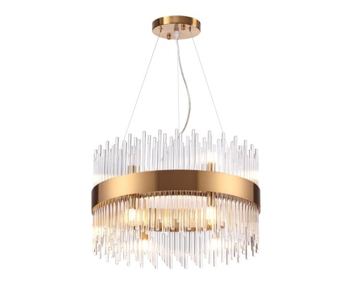 Подвесная люстра Odeon Light 4722/12 Focco бронзовый/стекло/прозрачный G9 12*40 Вт