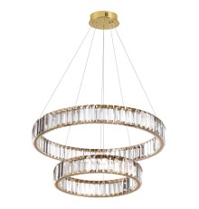 5015/60L L-VISION ODL23 427 золотой/прозрачный металл/хрусталь Люстра LED 60W 4000K 7140Лм VEKIA