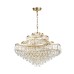 5073/25 HALL (В 2-Х КОРОБКАХ) ODL24 505 золото/прозрачный/металл/хрусталь Люстра E14 25*40W WAYTA