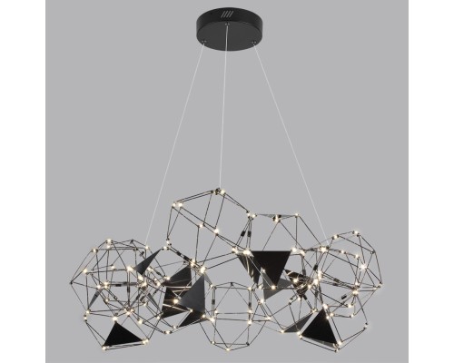 5087/56L L-VISION  черный хром/металл Люстра LED 56W 4000K 3360lm TRELLIS