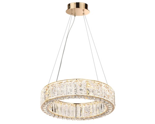 5071/60L HALL ODL24 493 золото/прозрачный/металл/хрусталь/стекло Люстра LED 60W 3700K VERSION