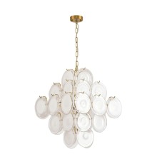 8320/8 MODERNI LN26 137 латунь/белый, металл/стекло Люстра E14 8*40W 220V CHIPSY