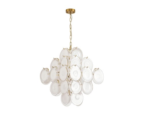 8320/8 MODERNI LN26 137 латунь/белый, металл/стекло Люстра E14 8*40W 220V CHIPSY