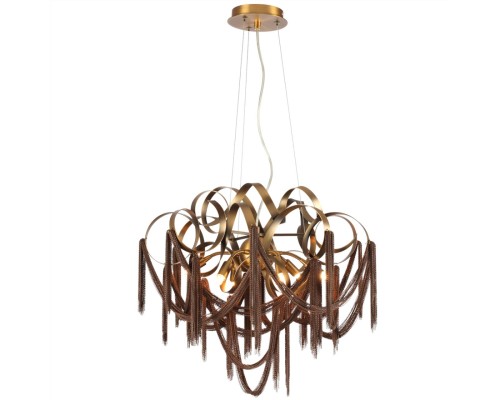 5066/6 HALL ODL24 397 античн.бронза/коричневый/металл/металл Люстра G9 6*40W CHAINY