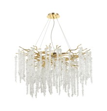 5005/14 HALL ODL23 487 золотой/прозрачный металл/хрусталь Люстра G9 14*40W BANCHE