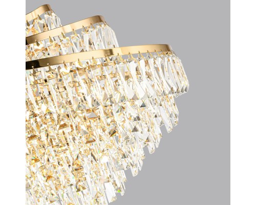 5073/12 HALL (В 2-Х КОРОБКАХ) ODL24 505 золото/прозрачный/металл/хрусталь Люстра E14 12*40W WAYTA