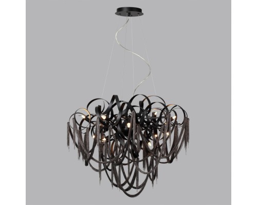 5067/12 HALL ODL24 395 черный/металл/металл Люстра G9 12*40W CHAINY