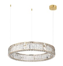 5071/100L HALL ODL24 493 золото/прозрачный/металл/хрусталь/стекло Люстра LED 100W 3700K VERSION