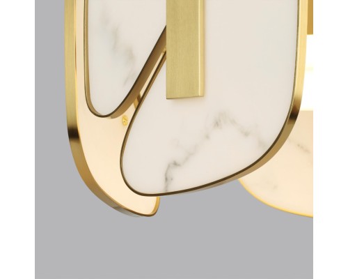 6638/45L L-VISION ODL_EX24 13 металл/золотой/искусственный мрамор/акрил Подвесной светильник IP20 LED 45W 3000K 220V CHIARA