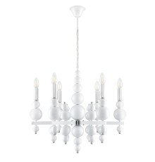 8260/6 MODERNI LN26 белый/хром, металл Люстра E14 6*40W 220V NANA