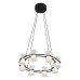 8341/28L LEDIO LN черный/прозрачный металл/акрил Люстра подвесная LED 28W 3000K 220V VINORA