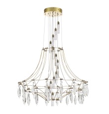 7000/51L CLASSIC ODL_EX25 Люстра золото/металл/хрусталь IP20 LED 51W 4000K FLAMENCO