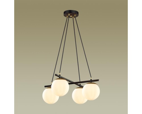 5212/4 MODERNI черный, золотой Люстра E27 4*60W 220V RANDI