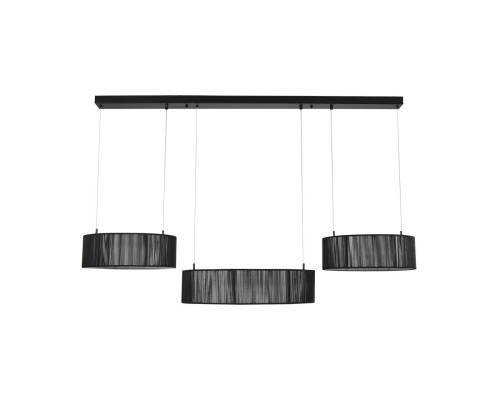 8371/70L LEDIO LN26 258 черный, металл/текстиль/силикон Люстра подвесная LED 70W 3000/4000/6000K 220V KAVA