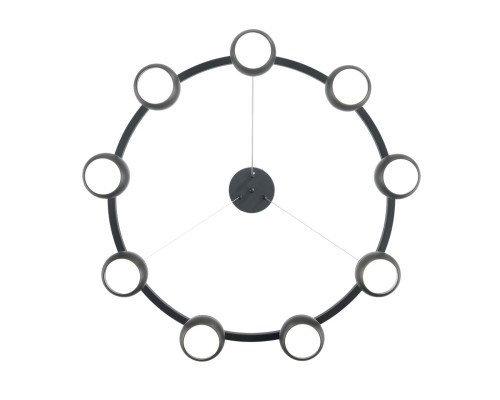 8242/9 COMFI LN25 203 черный металл Светильник подвесной LED GX53 8*7W 220V LUAZANA