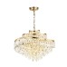 5073/12 HALL (В 2-Х КОРОБКАХ) ODL24 505 золото/прозрачный/металл/хрусталь Люстра E14 12*40W WAYTA