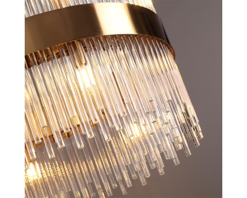 Подвесная люстра Odeon Light 4722/18 Focco бронзовый/стекло/прозрачный G9 18*40 Вт