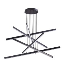 Подвесная светодиодная люстра Odeon Light 3890/96L Rudy черный LED 96 Вт 4000K