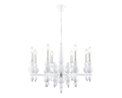 8260/8 MODERNI LN26 126 белый/хром, металл Люстра E14 8*40W 220V NANA