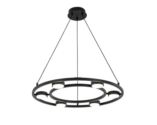 8340/6 MODERNI черный, металл Люстра подвесная GX53 LED 6*7W 220V TORINA