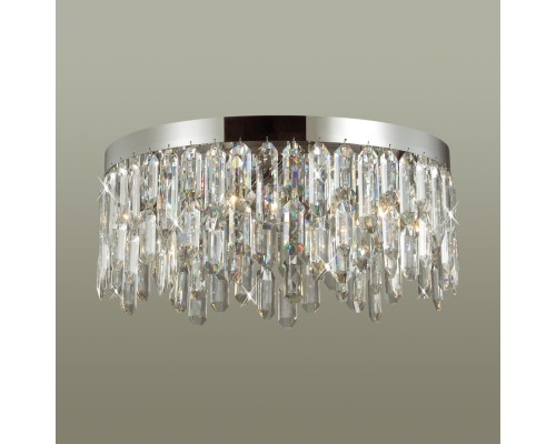 4985/6C HALL ODL22 383 хром/хрусталь Люстра потолочная E14 6*40W DAKISA