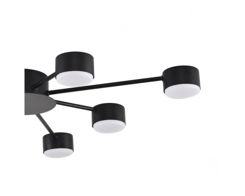 8344/8C COMFI черный, металл Люстра GX53 LED 8*7W 220V TORINA