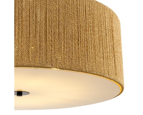 8286/7 ECO LN26 321 черный/коричневый, металл/веревка/стекло Люстра потолочная Е14 7*40W 220V SILVANA