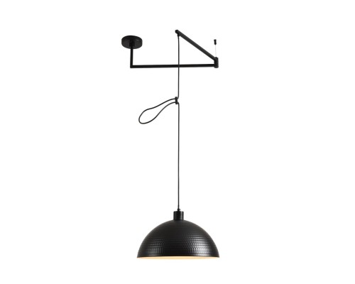8321/1C MODERNI LN26 301 черный, металл Люстра подвесная E27 1*60W 220V ARMINA