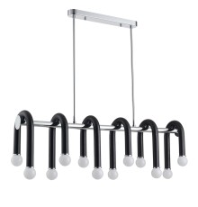 5699/12C MODERNI LN23 119 чёрный, хром Люстра потолочная E14 12*60W 220V CASPIAN