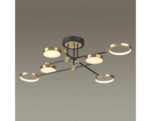 4320/60CL MIDCENT ODL22 121 металл/черный с бронзой Потолочный светильник IP20 LED 60W DENZEL