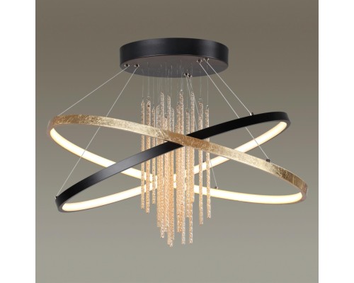 3901/70CL L-VISION ODL22 167 черный/золотистый/металл Потолочный светильник IP20 LED 70W 3340Лм 4000K MONICA