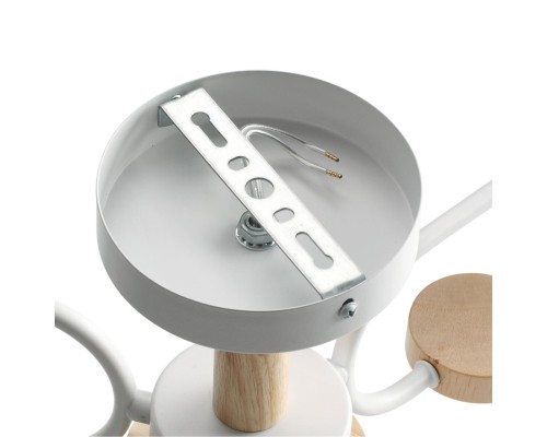 8157/3C COMFI LN 000 белый, дерево/металл/пластик Светильник потолочный LED GX53 3*9W 220V LILITA