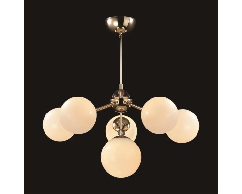 6536/6C MODERNI LN23 111 золотой Люстра потолочная E27 6*40W 220V MARSHA