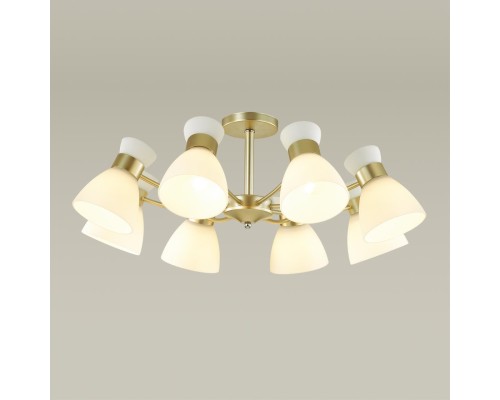 4535/8C COMFI LN21 057 матовое золото Люстра потолочная E27 8*60W 220V WILMA