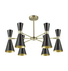 Люстра потолочная Lumion 3662/6C Quinn античная бронза/матовый черный E14 6*60 Вт