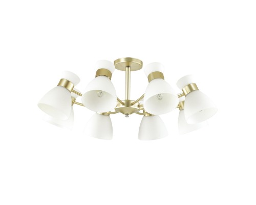 4535/8C COMFI LN21 057 матовое золото Люстра потолочная E27 8*60W 220V WILMA