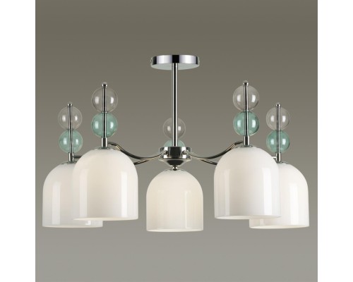 5235/5C MODERNI LN23 хром Люстра потолочная E27 5*40W 220V GILLIAN