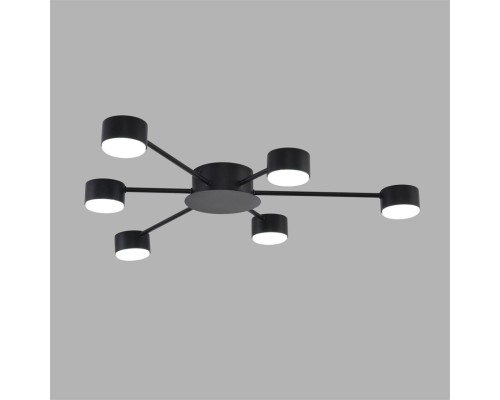 8344/6C COMFI черный, металл Люстра GX53 LED 6*7W 220V TORINA