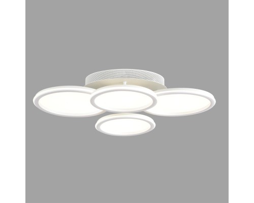 8380/95CL LEDIO LN белый, металл/акрил Умная люстра потолочная с ПДУ и голосовым управлением LED 95W 3000-6500К 220V ALIS SMART